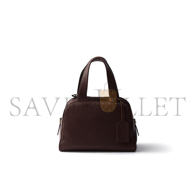 PRADA MEDIUM LEATHER TOP-HANDLE BAG 1BB149 (28*20*13cm)